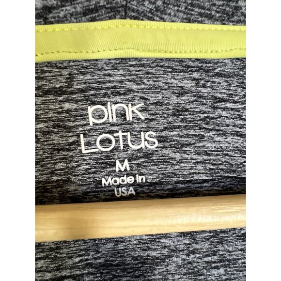 Athleta Pink Lotus Dress Medium Gray Yellow Athletic Stretch Performance Hiking - Picture 6 of 11